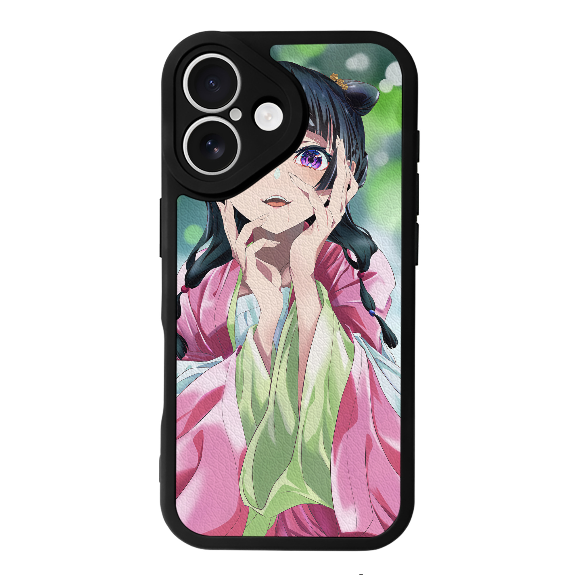（画像用） 薬屋のひとりごと The Apothecary Diaries 【iPhone 16シリーズ対応】シリコンスマホケース（レザー調） 材質：シリコン